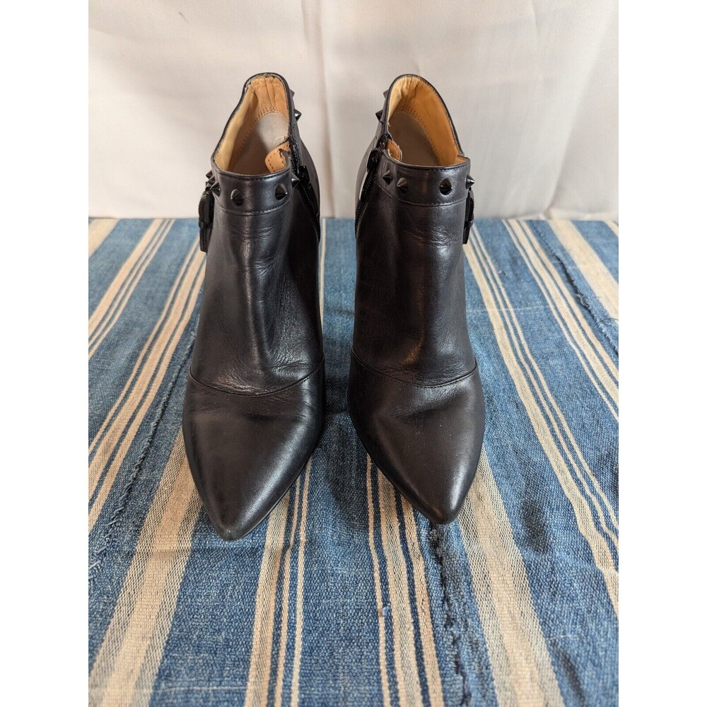 Enzo Angiolini ‘Presly’ Ankle Booties Stiletto Black Studded Size 7.5 (Y04) - Picture 7 of 7